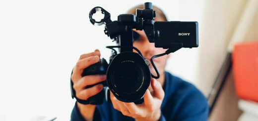 a camera ready to create a vlog