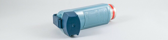 an asthma inhaler 