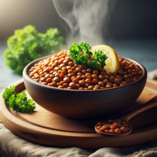 fresh lentil soup