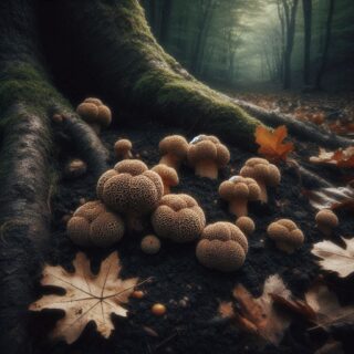 truffles in the woods
