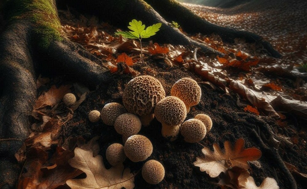 truffles growing